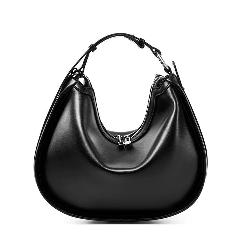 Selene Women's Leather Shoulder Bag - Vintage and Minimalist Style