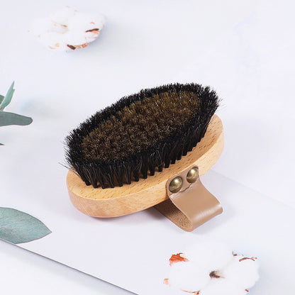 BrushUp - Theaceae Shoe Wooden Handle Household Shoe Brush Two-sided Washbasin Multifunctional Brush