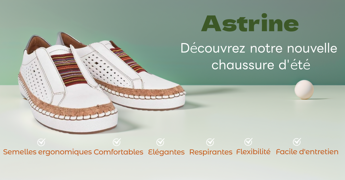 Astrine - Chaussures plates pour femmes, confortables et élégantes