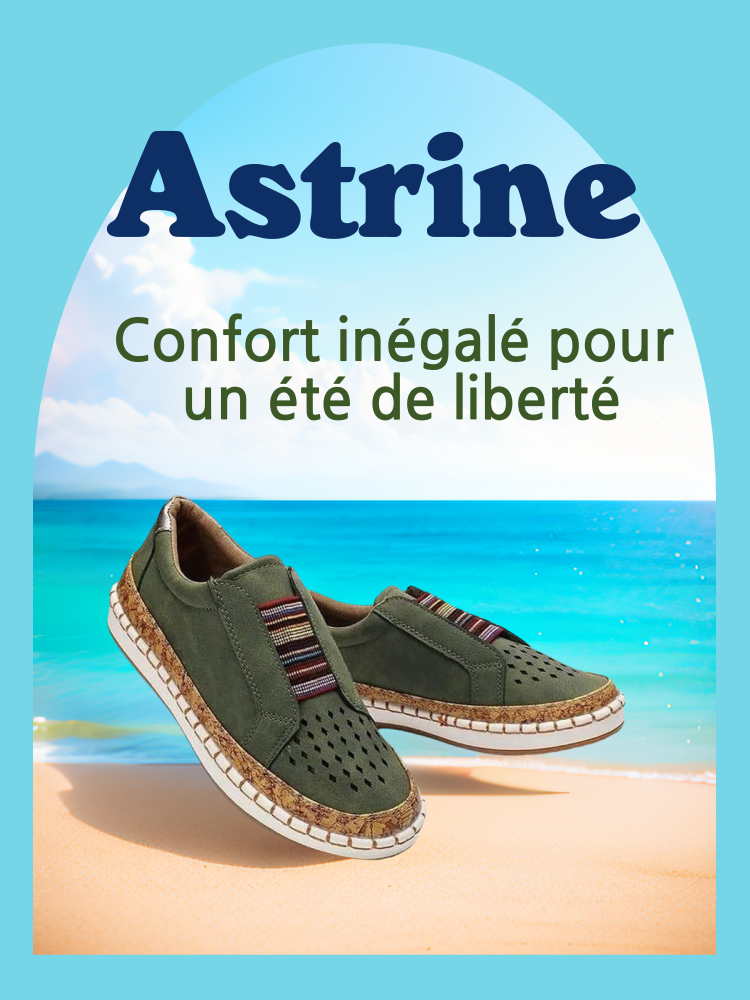 Astrine - Chaussures plates pour femmes, confortables et élégantes