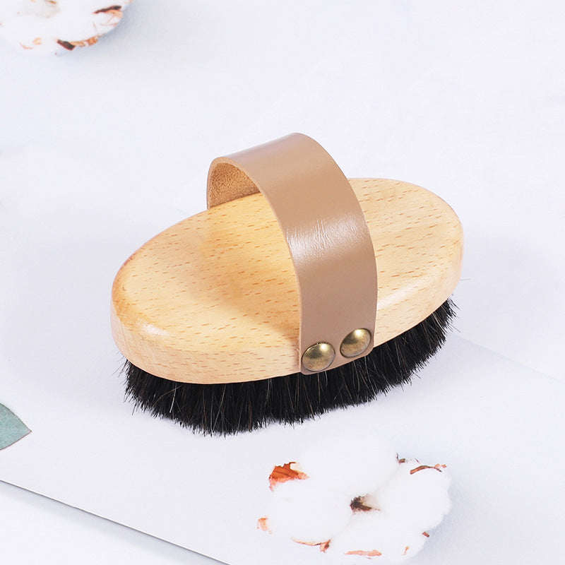 BrushUp - Theaceae Shoe Wooden Handle Household Shoe Brush Two-sided Washbasin Multifunctional Brush