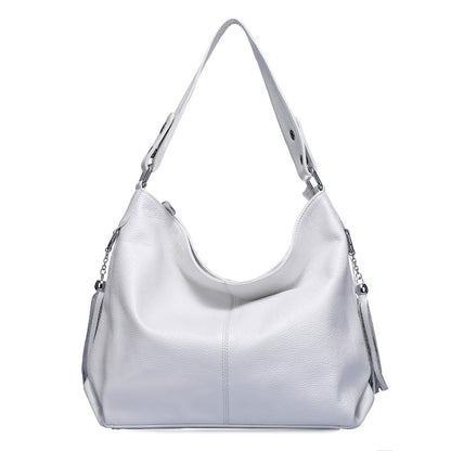 Clémence - Sac à main épaule en cuir véritable pour femme